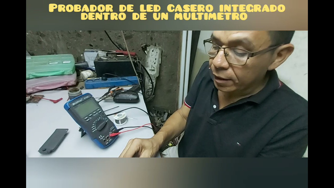 Crea tu propio probador de led casero dentro de un multimetro!!!!!!