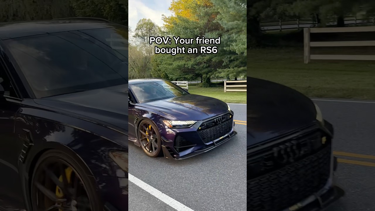 POV: Ваш друг купил Audi RS6!