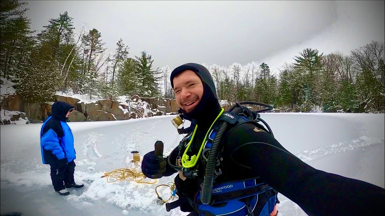 Ice Diving 2023 in Amberg, WI