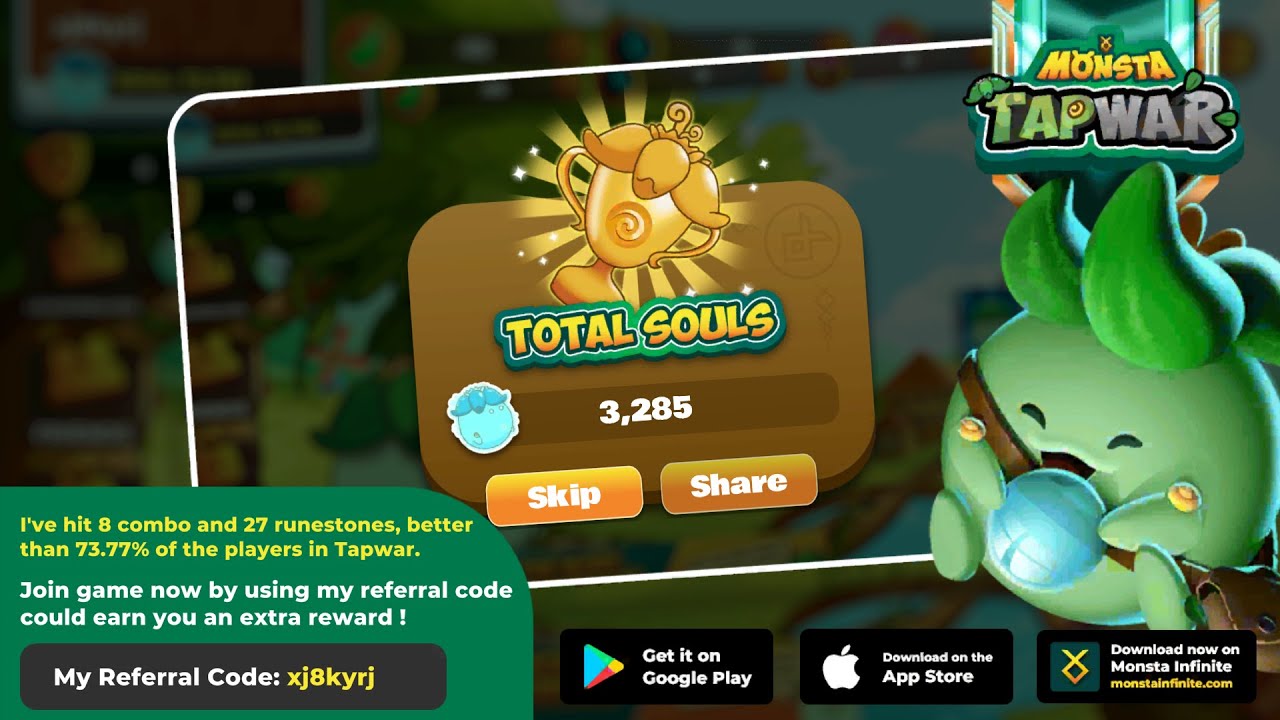 MONSTA INFINITE TAPWAR | GAMEPLAY