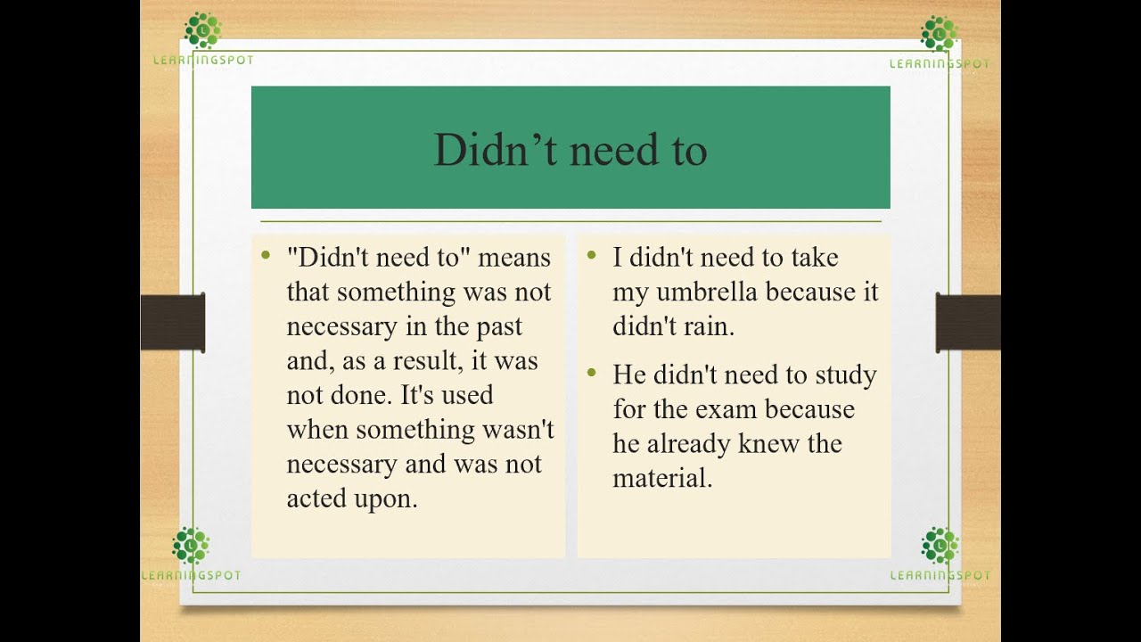 Masterclass on English Modal Verbs