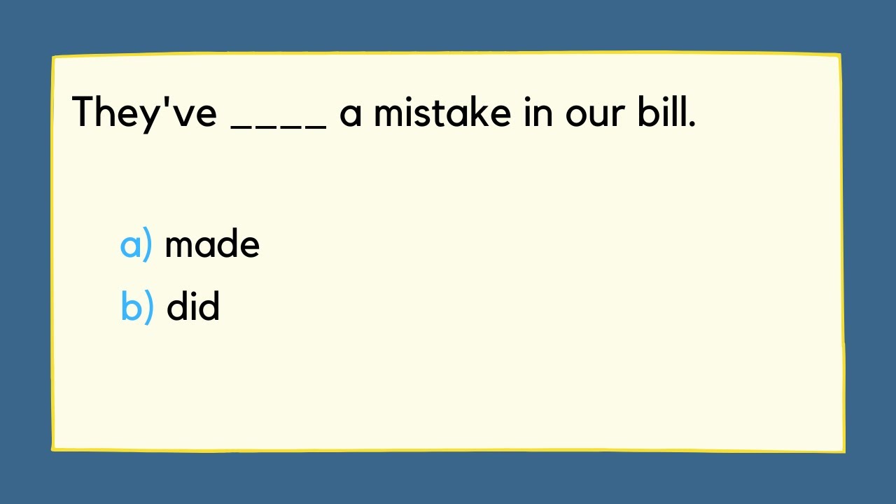 English Collocations Quiz | Easy | Most Common Collocations in English