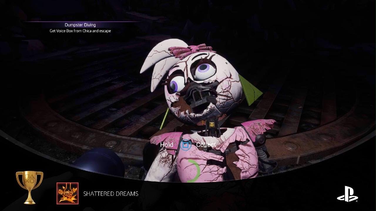 Shattered Dreams PS5 Gold Trophy! [Five Nights at Freddy's: Security Breach]