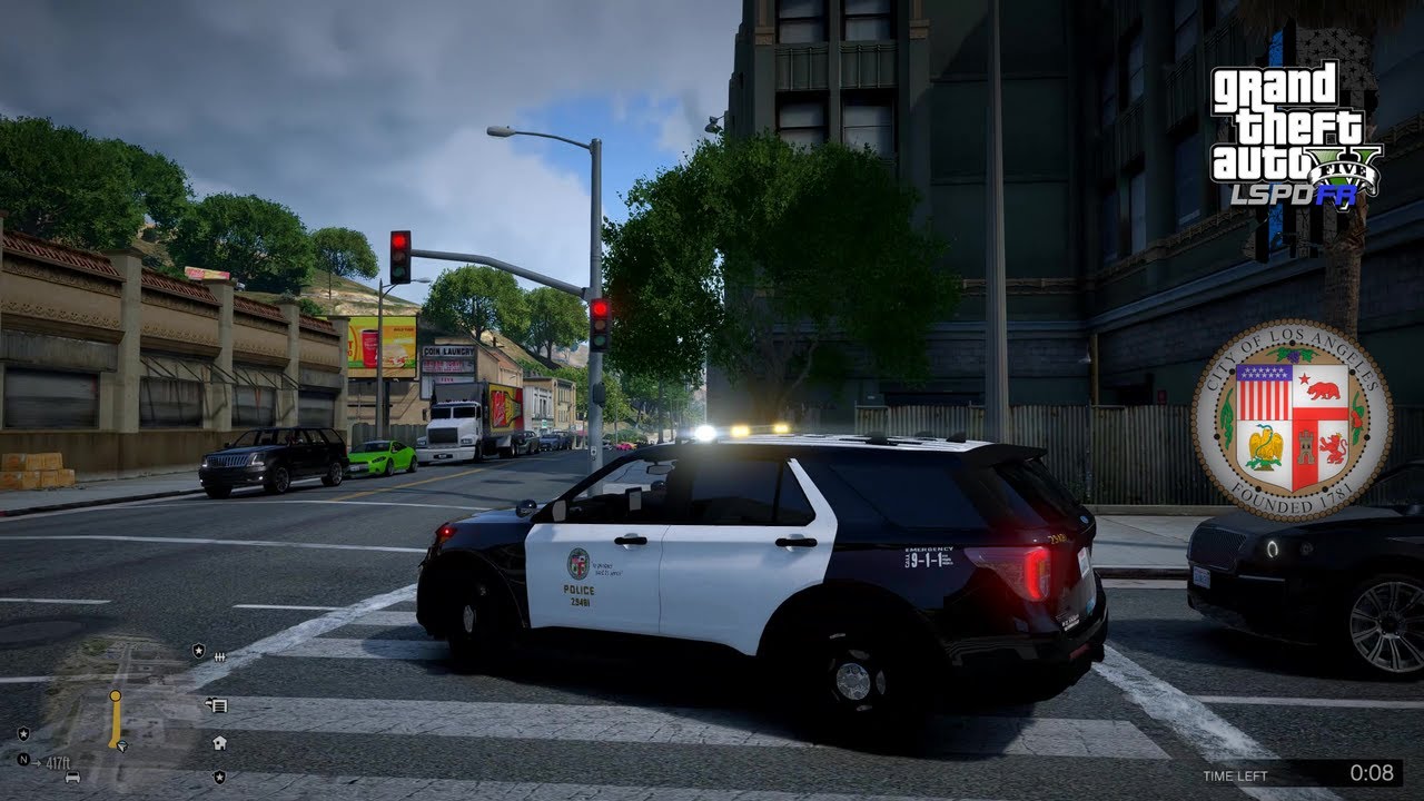 [NO COMMENTARY] GTA V LSPDFR | LAPD BDU PATROL W 2020 FORD EXPLORER!