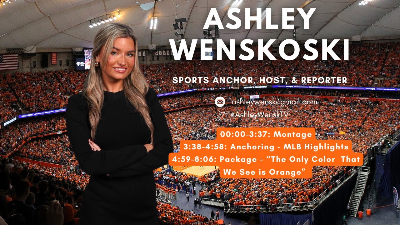 Ashley Wenskoski Sports Anchor and Reporter Reel, December 2025