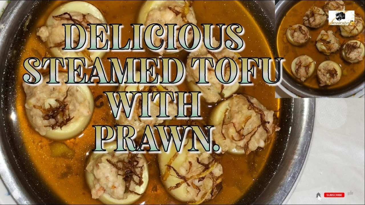 LOOKING FOR A HEALTHY MEAL?🦐 THIS STEAMED EGG TOFU WITH PRAWN IS SILKY, SAVORY AND EASY TO MAKE!👩🏻‍🍳