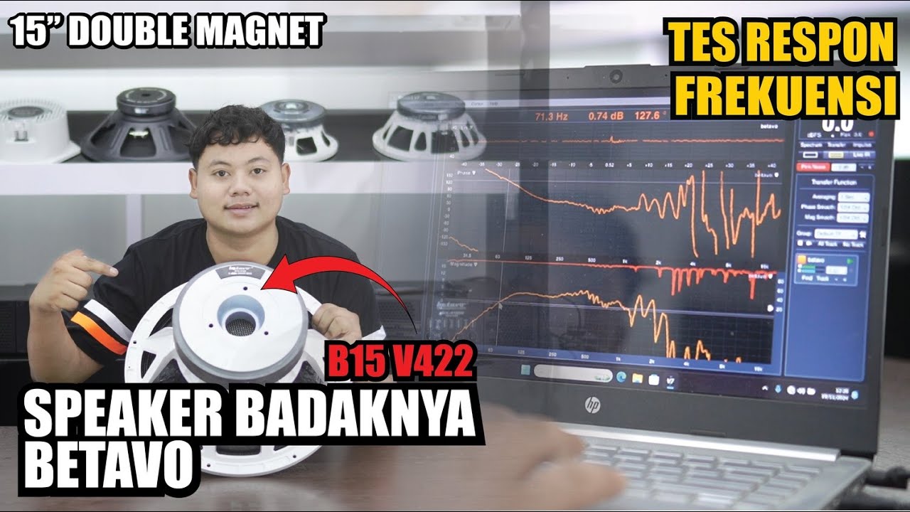 TES SUARA SPEAKER BADAK BETAVO DOBEL MAGNET || B15 V422 || TES RESPON FREKUENSI SPEAKER