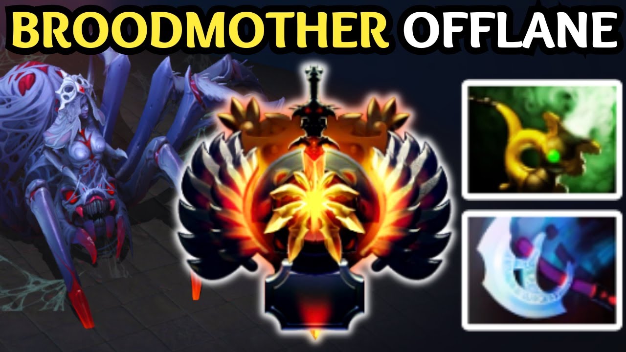 🔥 BROODMOTHER OFFLANE — WEB UP 😈 MAP IS HIM 😈 | DOTA 2 🔥