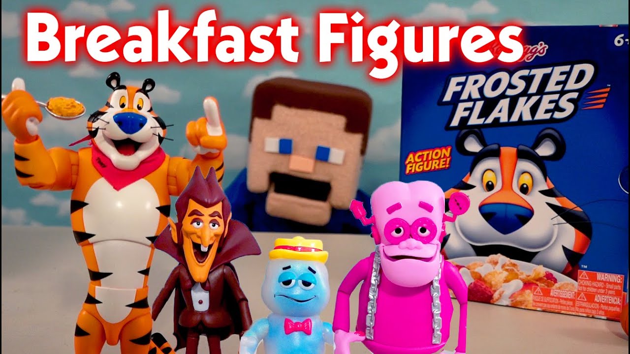 Фигурки из хлопьев для завтрака Monster - Тигр Тони - Игрушки Jada