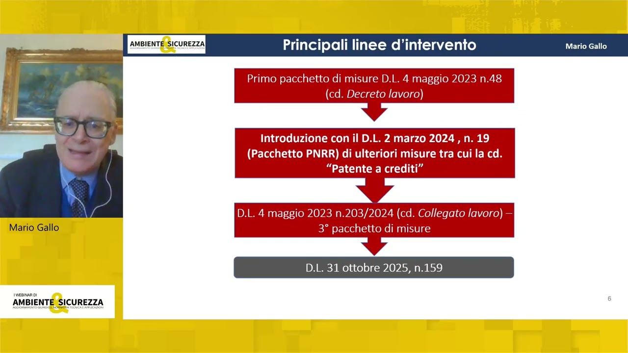 I nuovi obblighi in materia di sicurezza