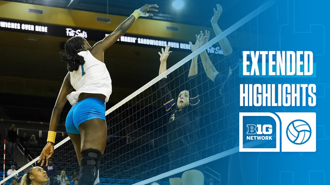 Northwestern at UCLA | EXTENDED HIGHLIGHTS | Big Ten Volleyball | 11/08/2025
