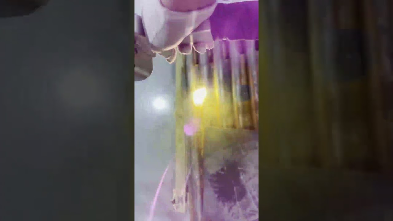 6kw CW laser cleaning machine testing video 12 cleaning modes