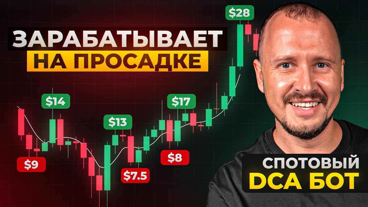 Спотовый DCA-bot: переживет любую просадку. ИМБА🔥
