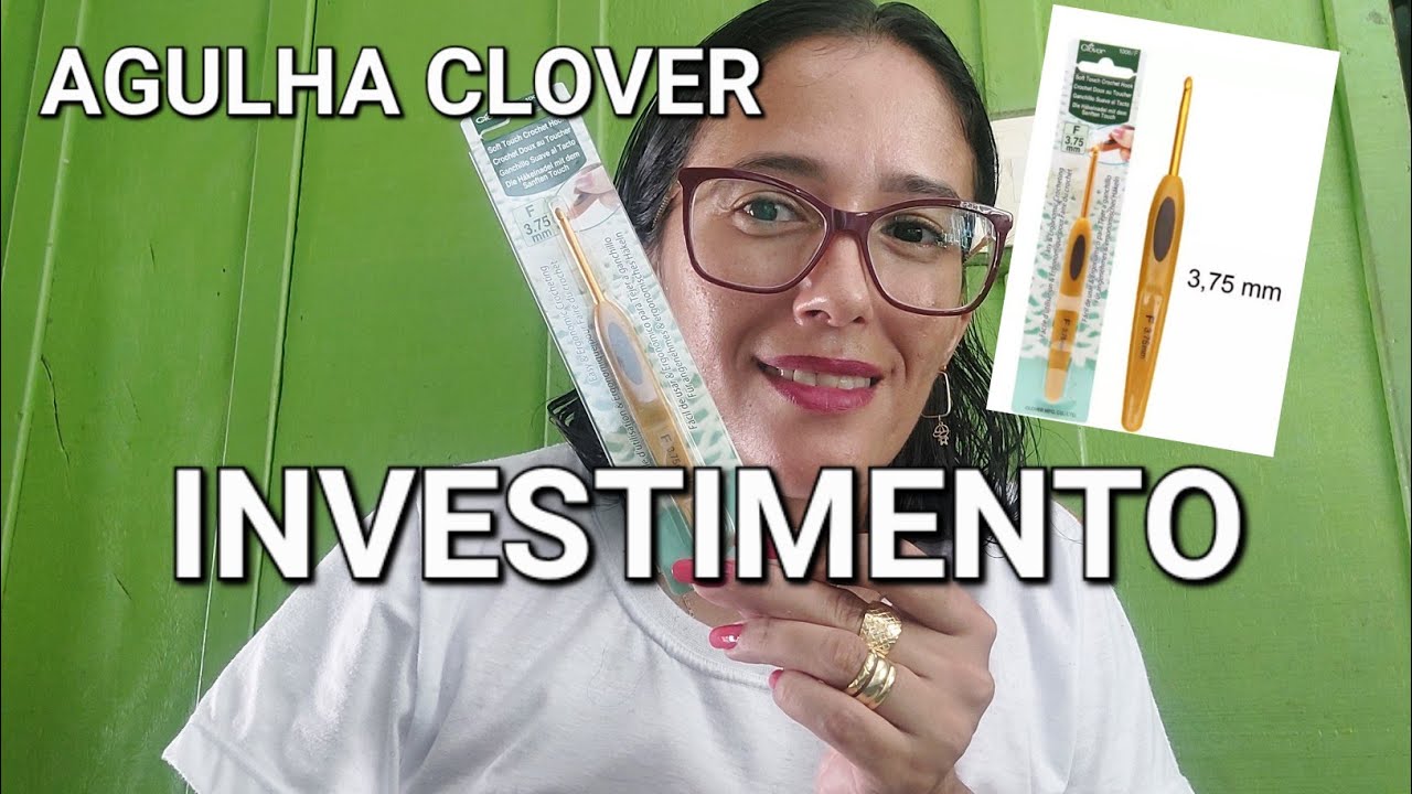 COMPREI A AGULHA CLOVER DE CROCH&Ecirc;  #soft #touch . VALE A PENA VOC&Ecirc; INVESTIR❤️