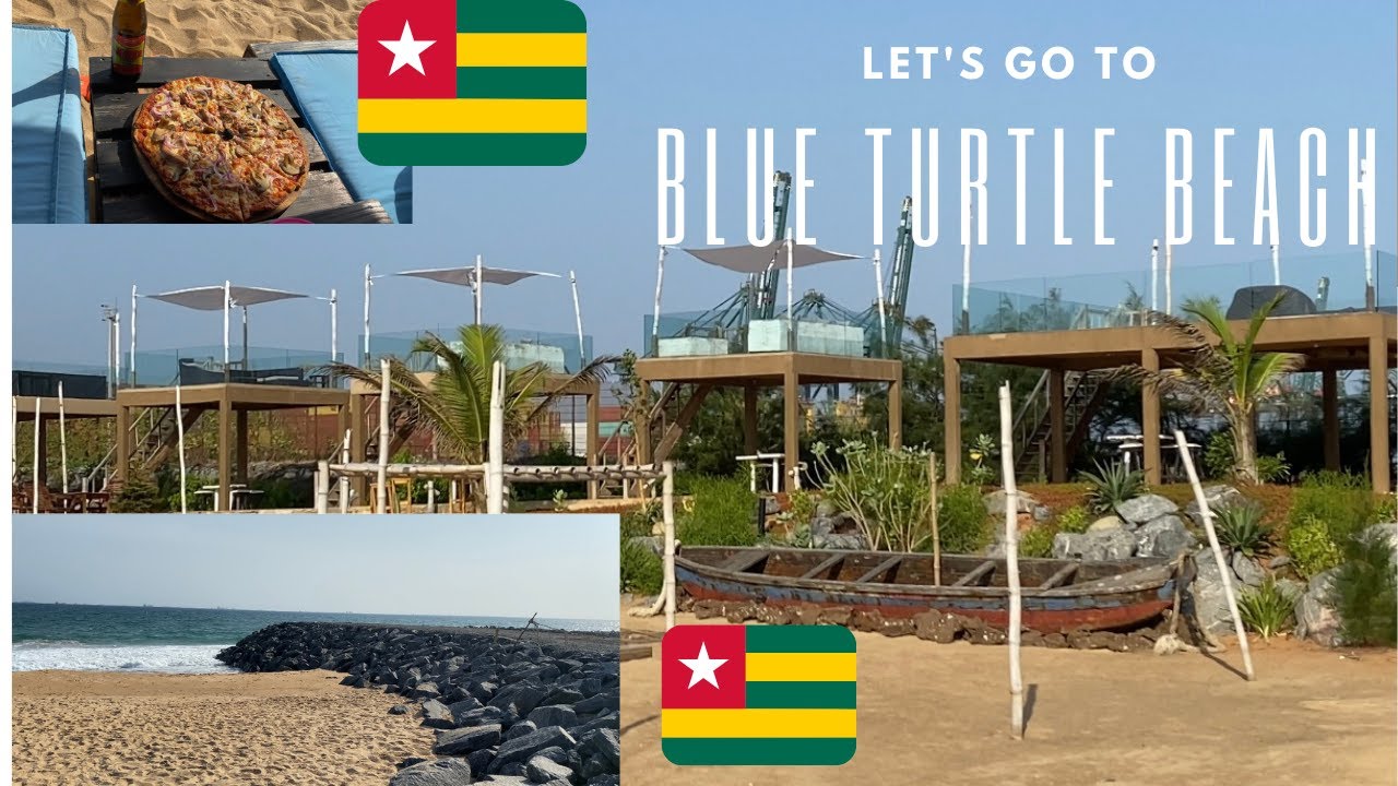 LET'S GO CHILL AT BLUE TURTLE BEACH ABLOGANME LOME/TOGO