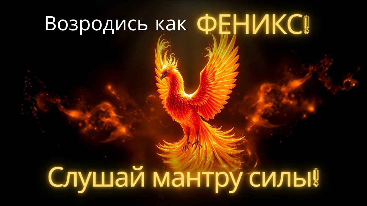 🔥 ВОЗРОДИСЬ КАК ФЕНИКС! Слушай мантру силы и активируй свою самоценность!