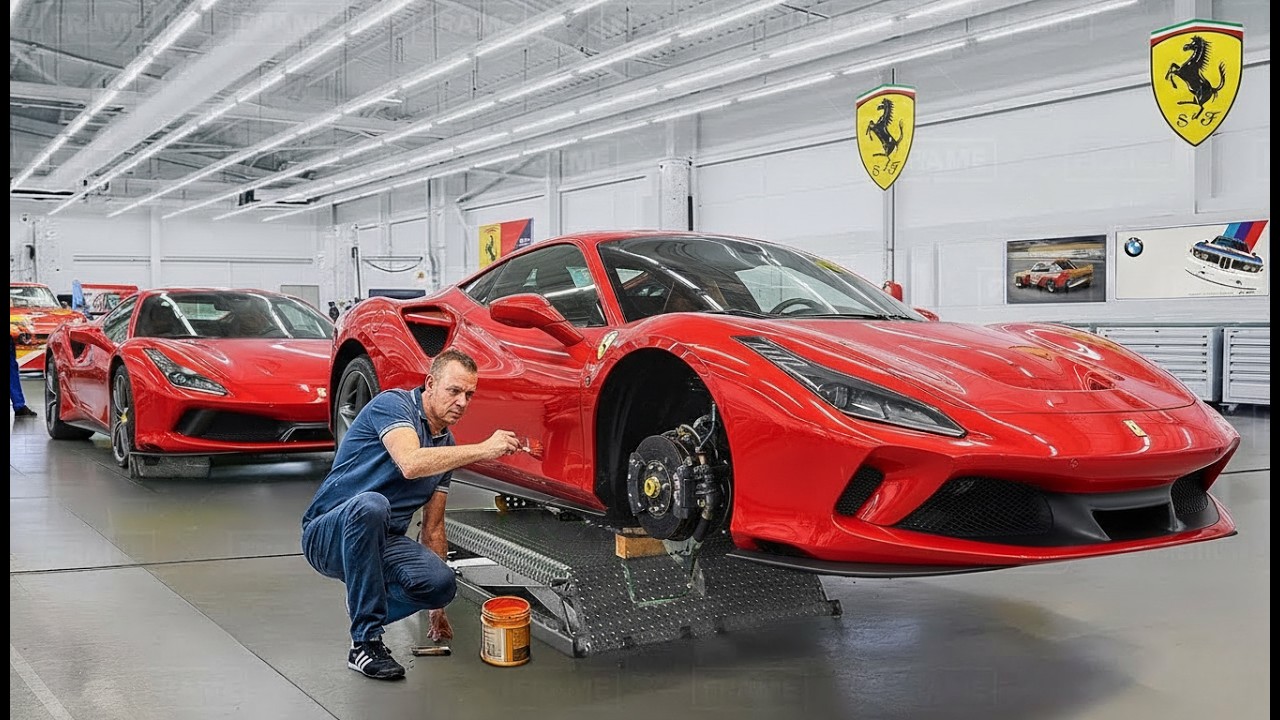 How the Ferrari F8 Tributo Is Manufactured Inside Ferrari’s Billion Dollar Factory