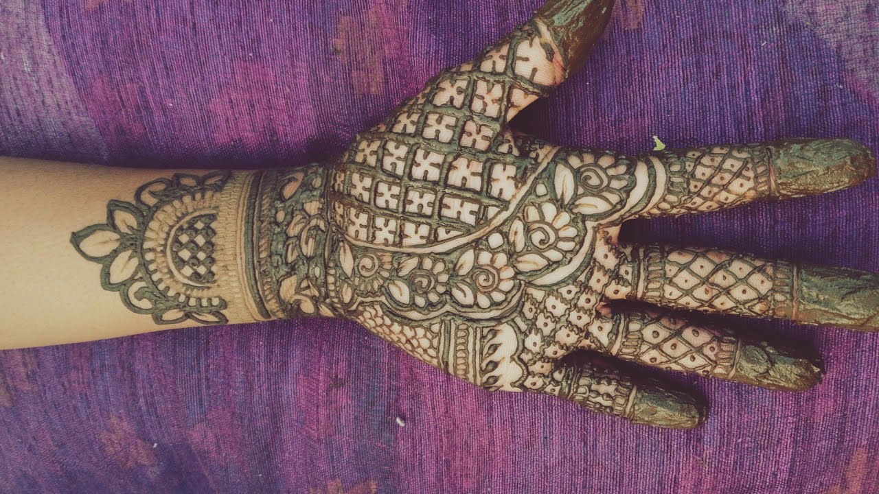 Front hand mehndi step by step Ghar baithe hi sikhe mehandi ke ek se ek design#shree mehndi official