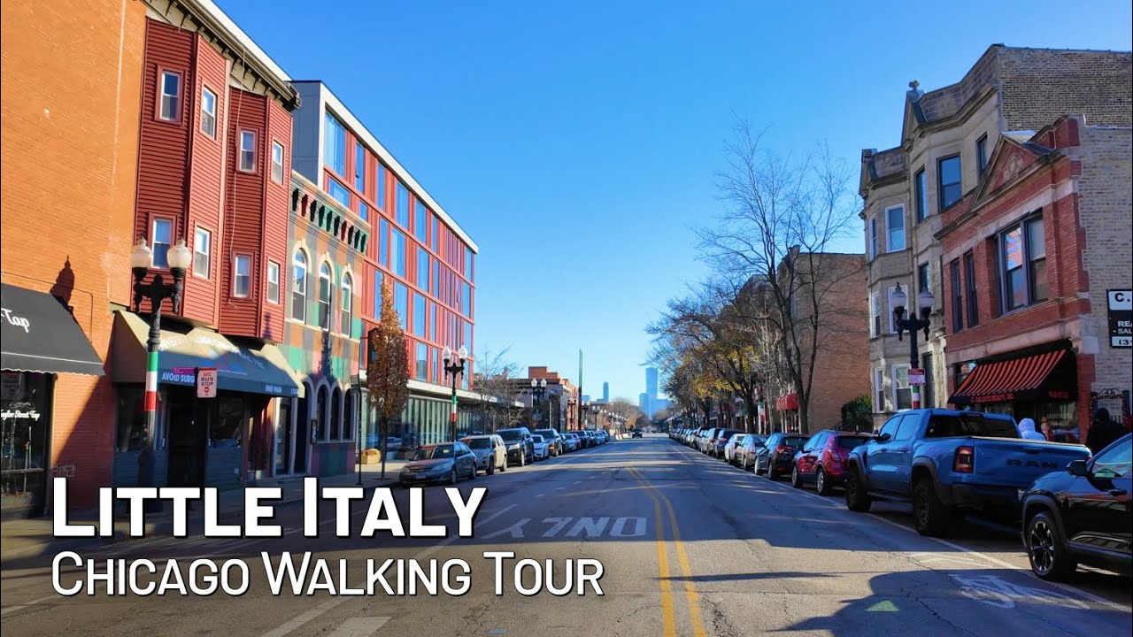 Chicago - Little Italy Neighborhood Walk, Taylor Street