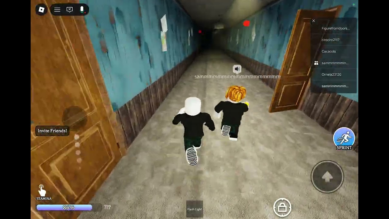 My cousin just escape the nightmare run in