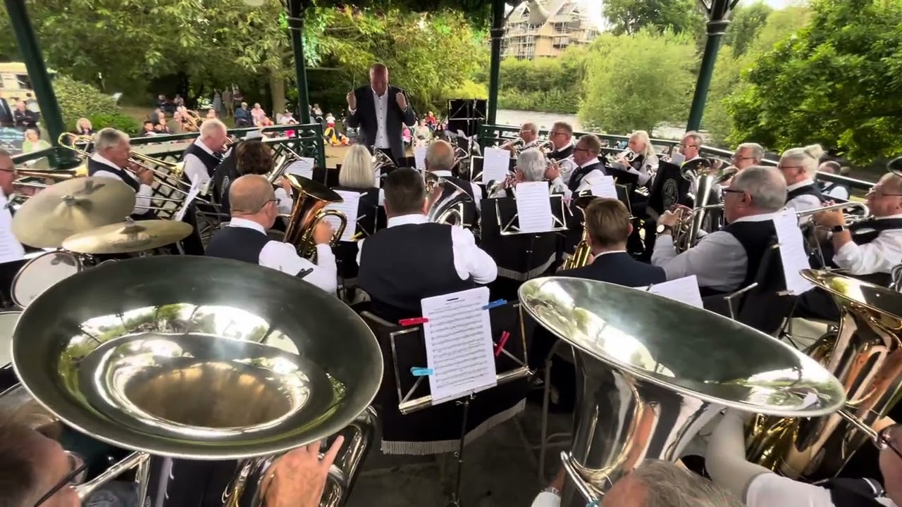 3 - Baggy Trousers -  Dodworth Colliery MW Brass Band - Wetherby Bandstand - 26th Aug 2024