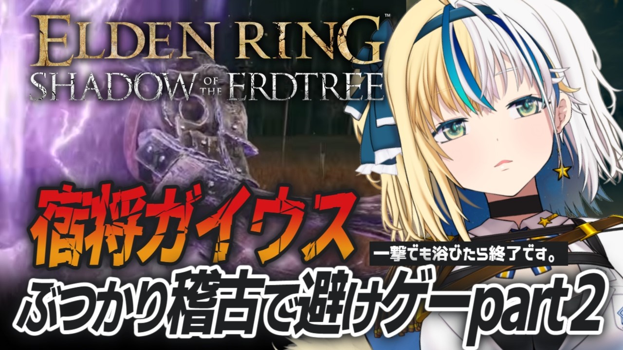 【 #ELDENRING 】ぺらぺらなDLC！宿将ガイウスと当たり稽古２日目【#ほしより / Vtuber】