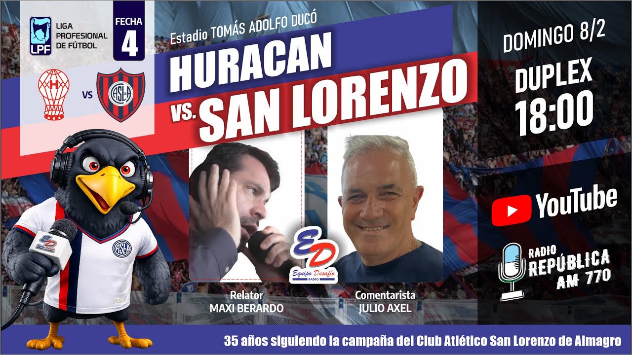 ⚽️ Hurac&aacute;n vs SAN LORENZO | Reacciones en VIVO | #EquipoDesafio 🔴 🔵 #sanlorenzo