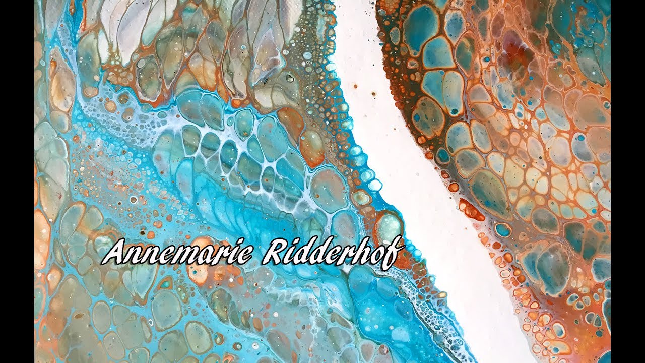 ( 283 ) 4 cup flip with rusty colours and turquoise.