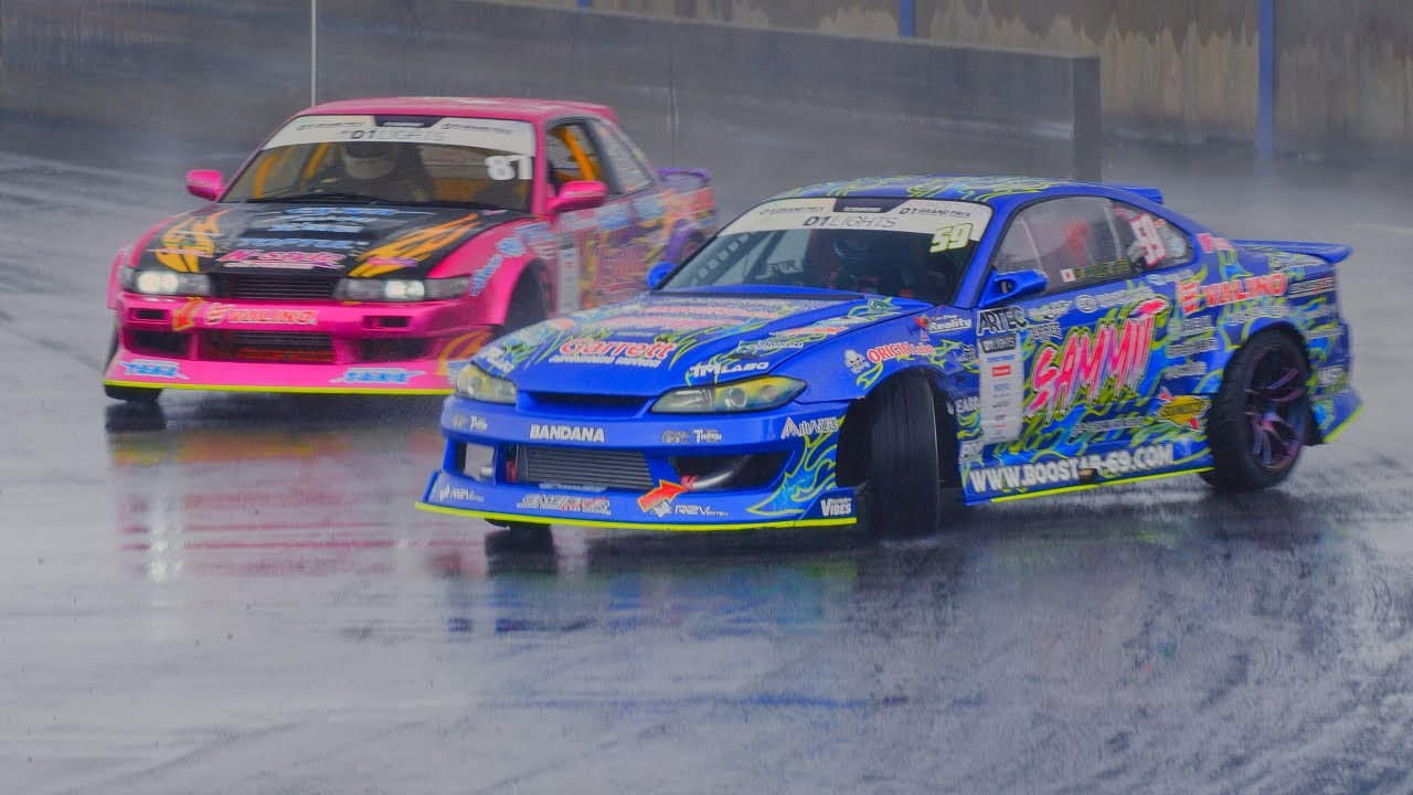 Best Drift Action from D1 Lights Japan 2025 | Crazy Tandems, Crashes & Wild Weather