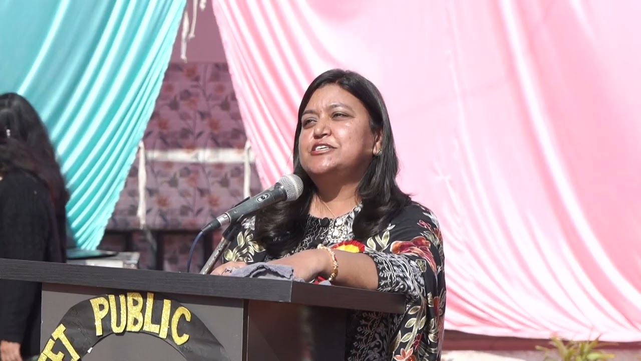 Barefeet Public School Patiala Annual function 2024 Principal Maam