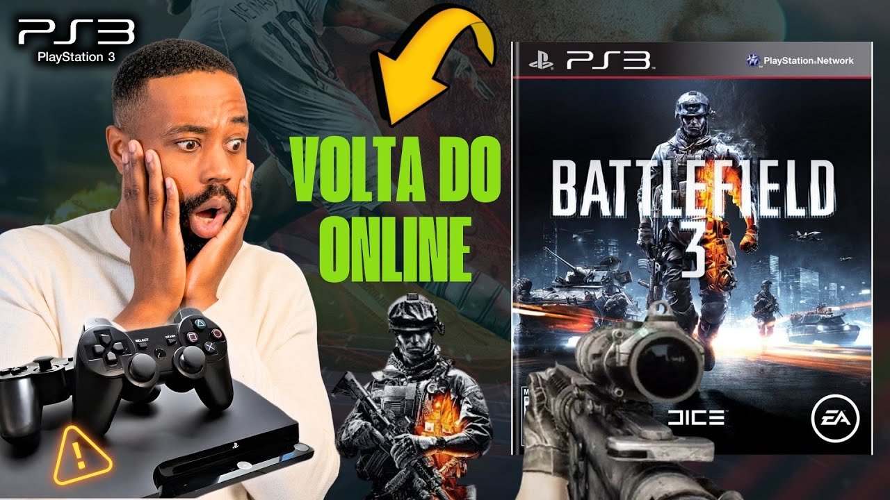 BATTLEFIELD 3 ONLINE ESTÁ DE VOLTA NO PS3