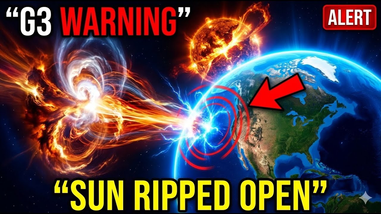CRITICAL! The Sun just ripped open threatening Earth ...