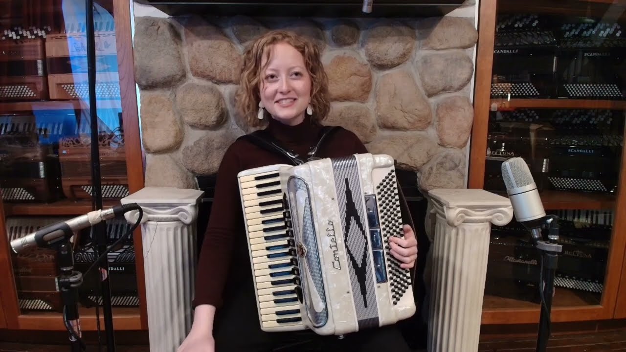 7943 - Ivory Guerrini Contello Piano Accordion LMH 41 120 $1299