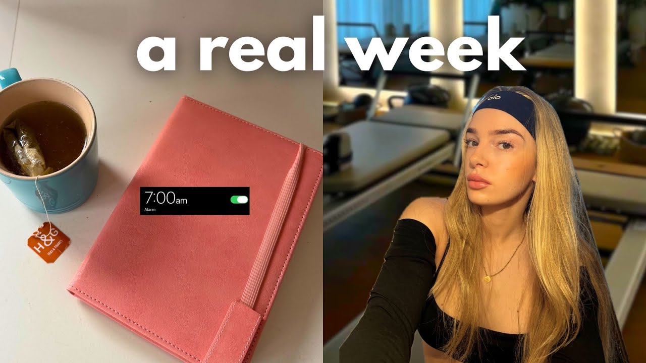 a realistic week in my 20s (leg days, pilates, breakouts & london)
