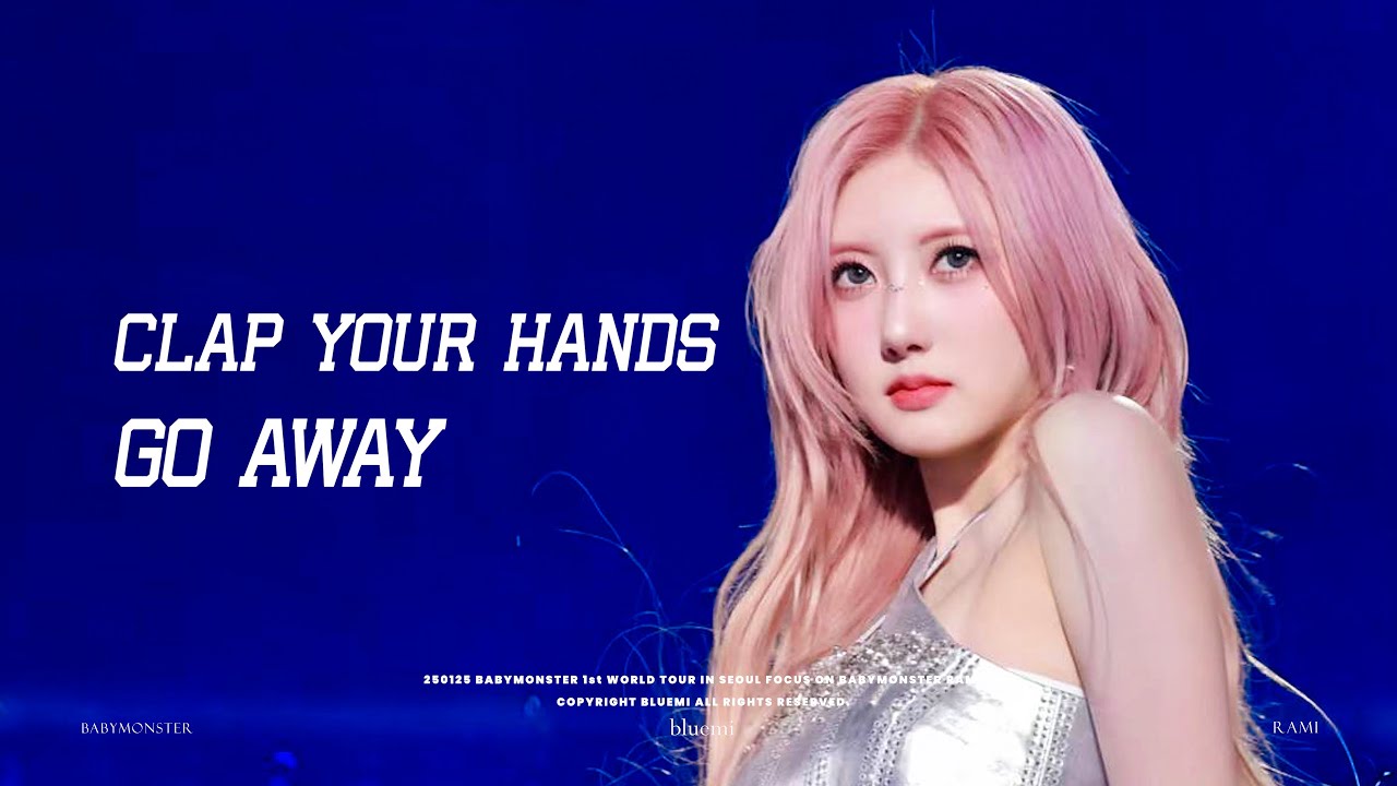250125 BABYMONSTER CONCERT HELLO MONSTERS SEOUL D-1 CLAP YOUR HANDS & GO AWAY RAMI 라미 FANCAN 직캠 4K