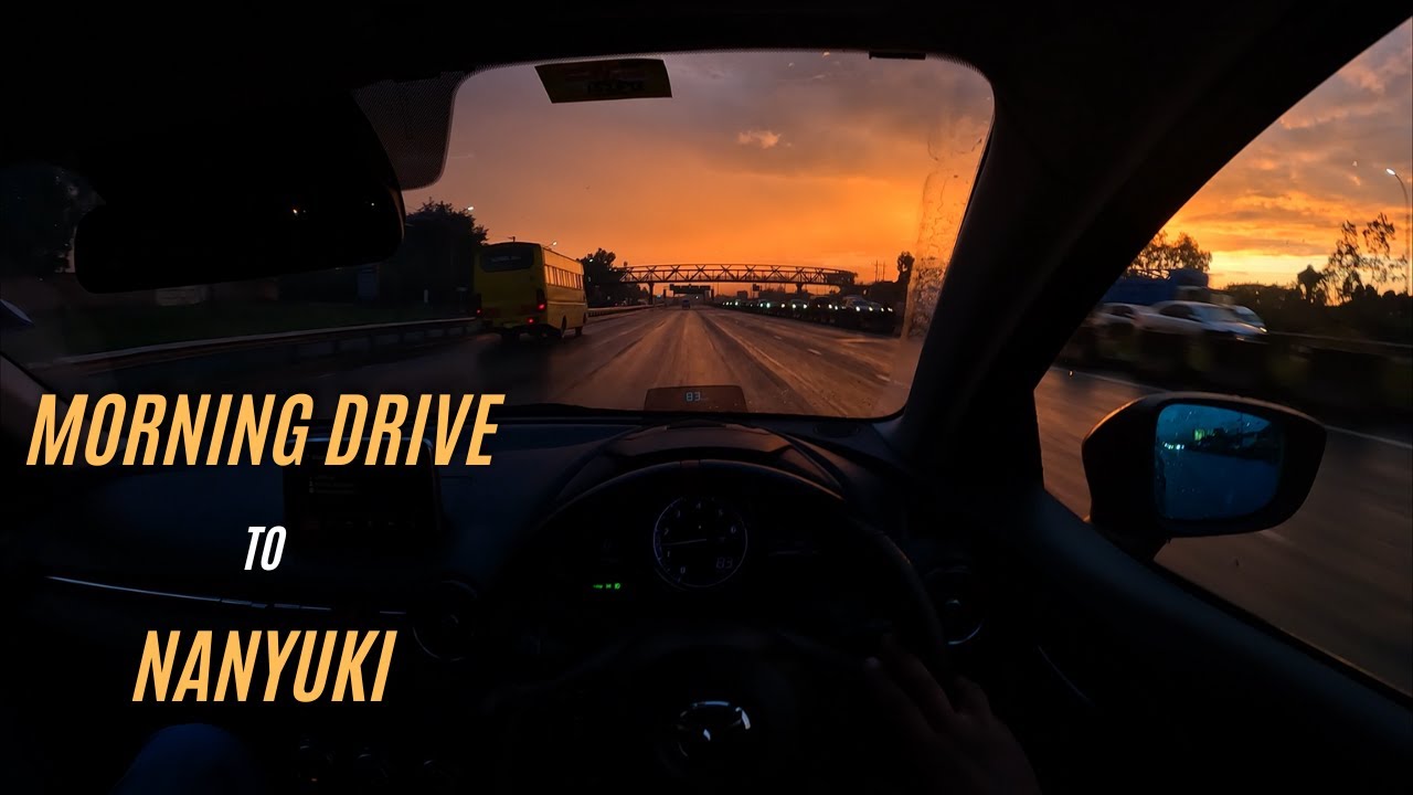 Sunrise POV Drive to Nanyuki from Nairobi 🚗🌄 | Scenic Drive | GoPro Hero 11 | 4K #pov