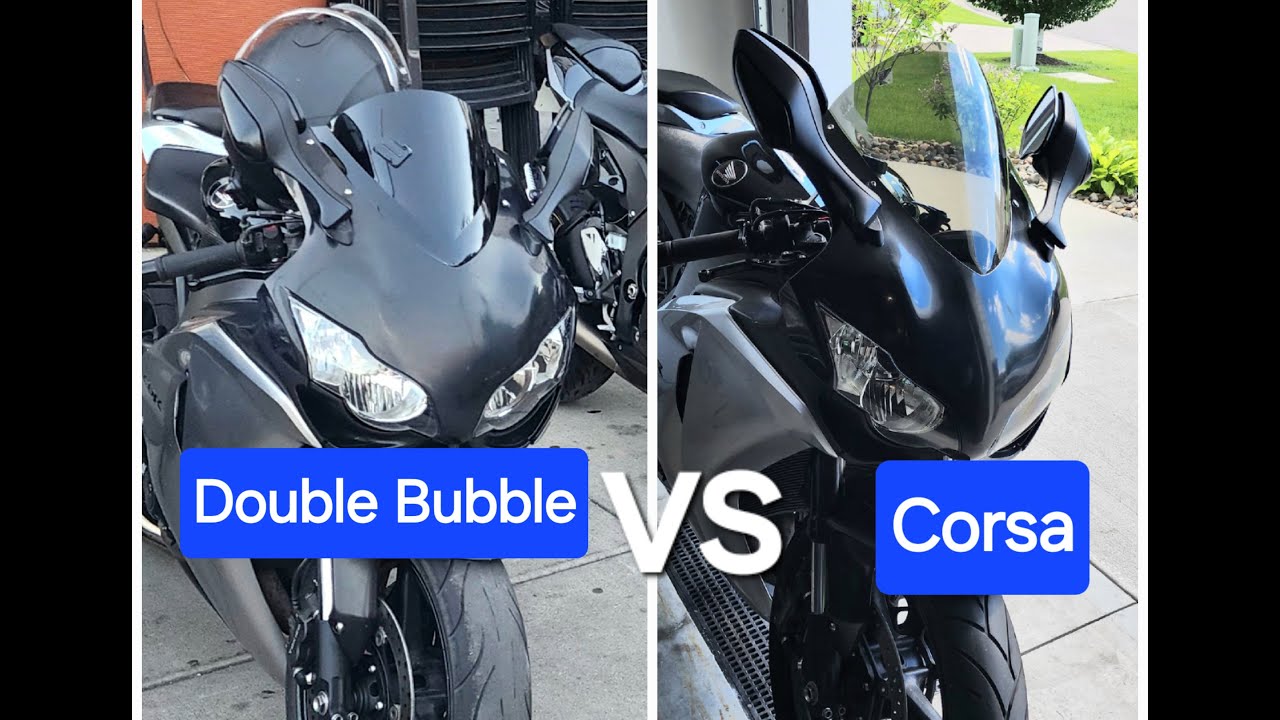 Обзор Double Bubble против Corsa Zero Gravity (Motovlog)