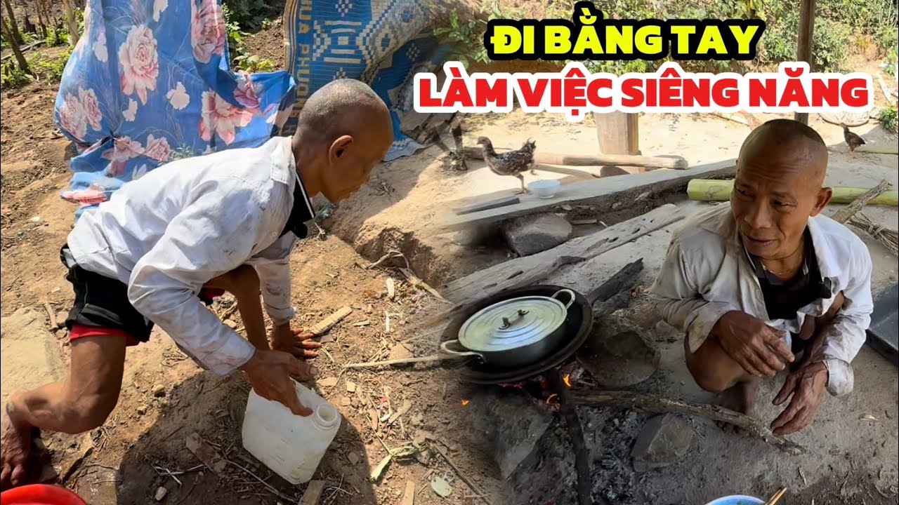 Người Đàn Ông di chuyển BẰNG TAY sống trong rừng 50 năm khiến nhiều người NỂ PHỤC