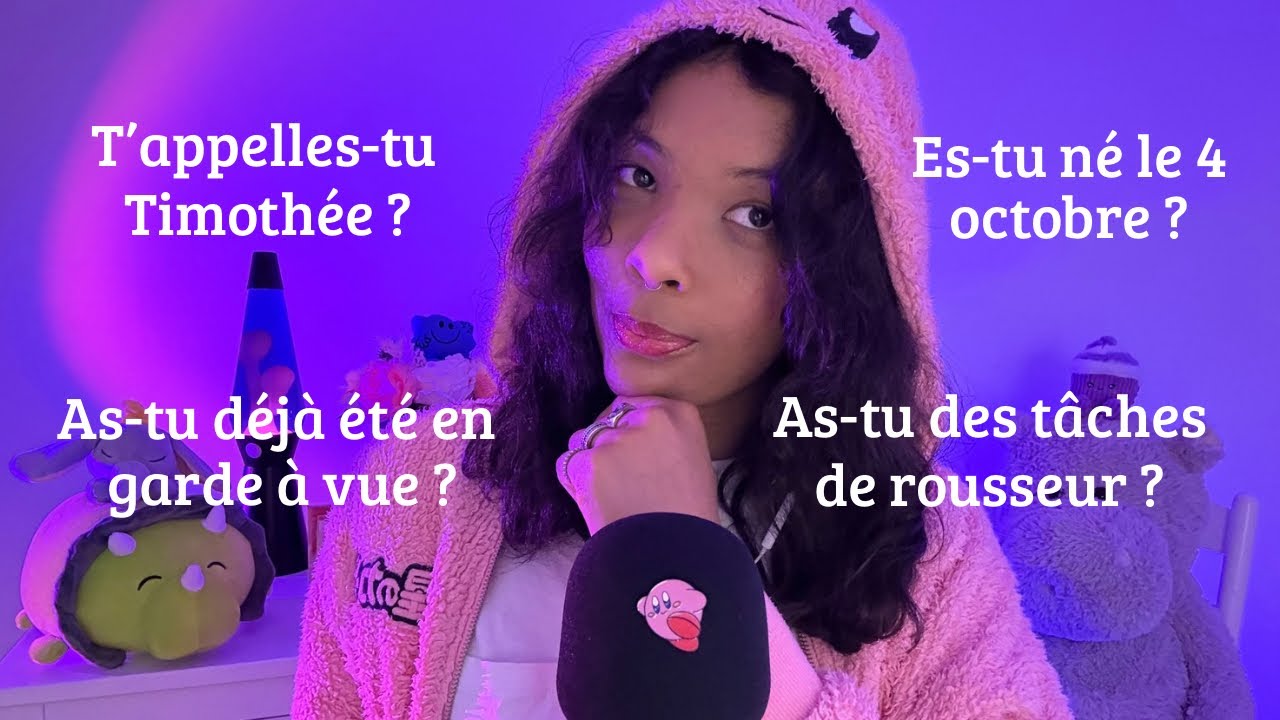 asmr ☾☆ si tu dis oui, tu peux aller dormir✨