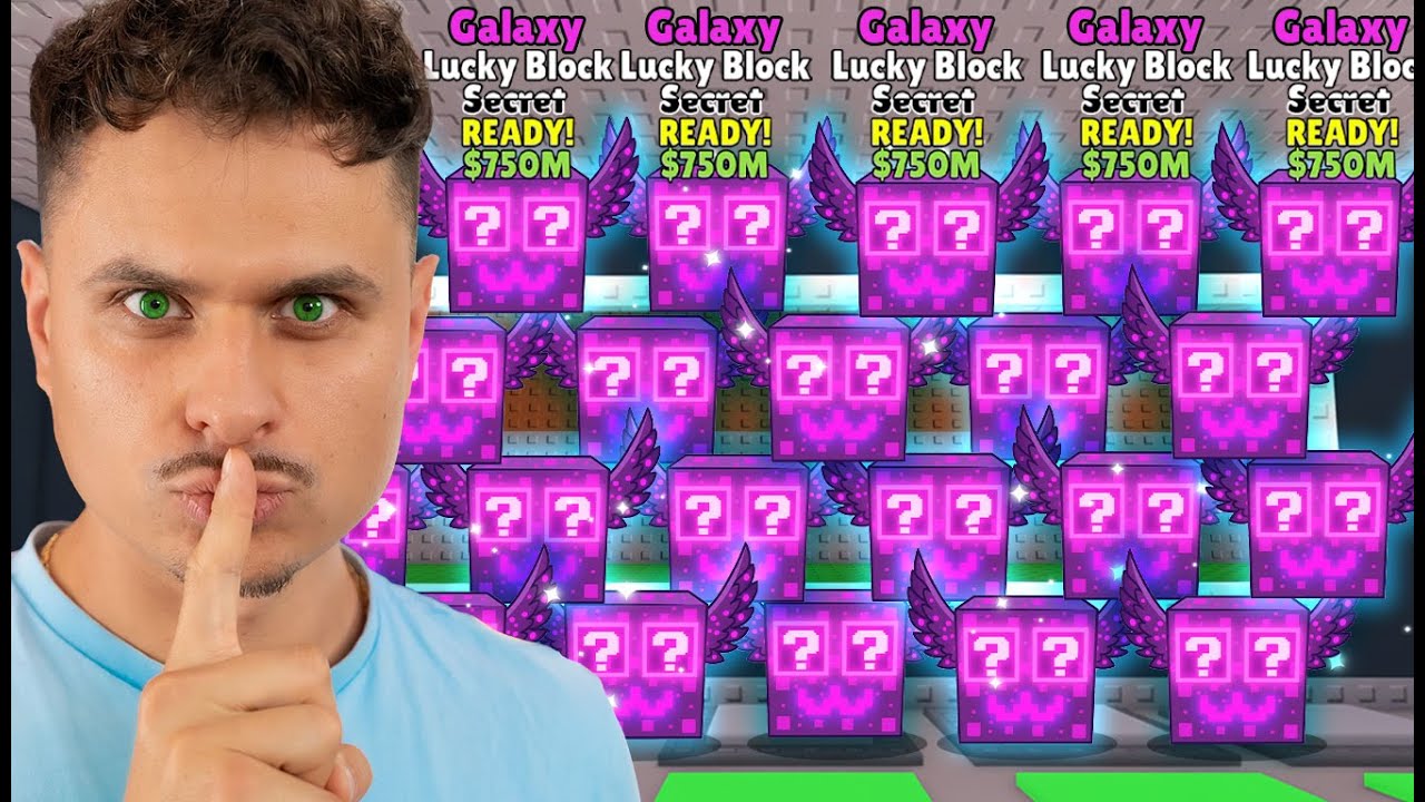 Otwieram CAŁĄ bazę GALAXY SECRET Lucky Blocków w Steal a Brainrot! Roblox