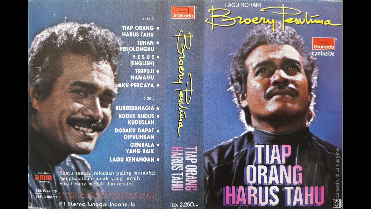 Lagu Rohani Broery Pesulima - Album Tiap Orang Harus Tahu