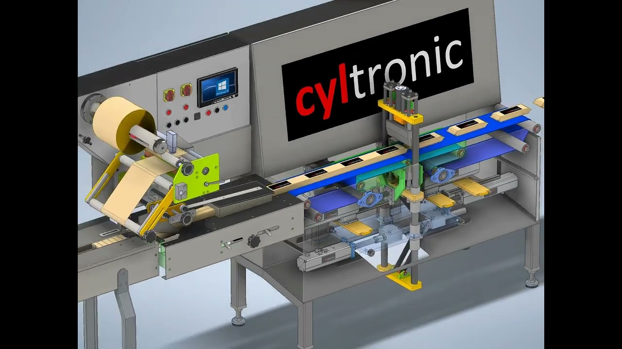 Flow Pack Machine (Cyltronic servo actuators)
