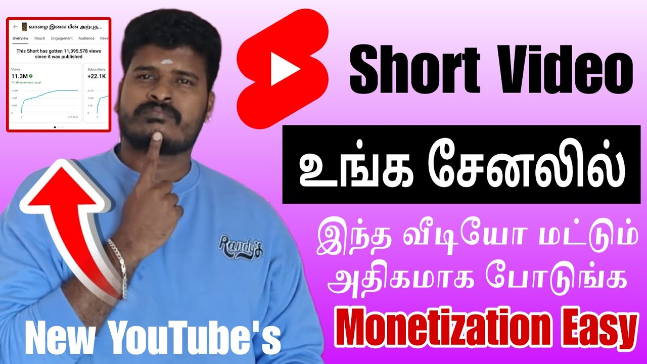 YouTube Shorts Monetization Easy | புதிய சேனலுக்கு சம்பாதிக்கும் சிறந்த வழி Tamil YouTube Tips 2025