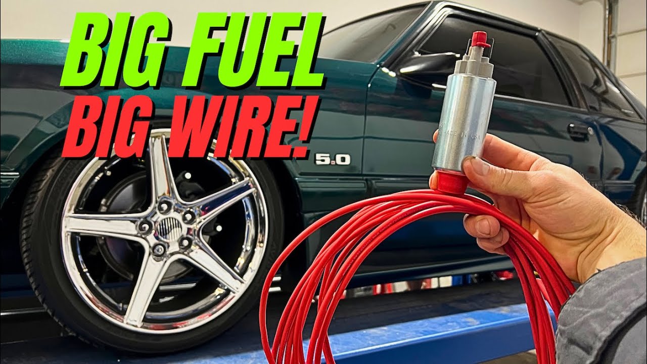 If You Haven't Done This You're Wasting Your Time! Foxbody Mustang 5.0 Fuel Pump & Wiring Upgrade