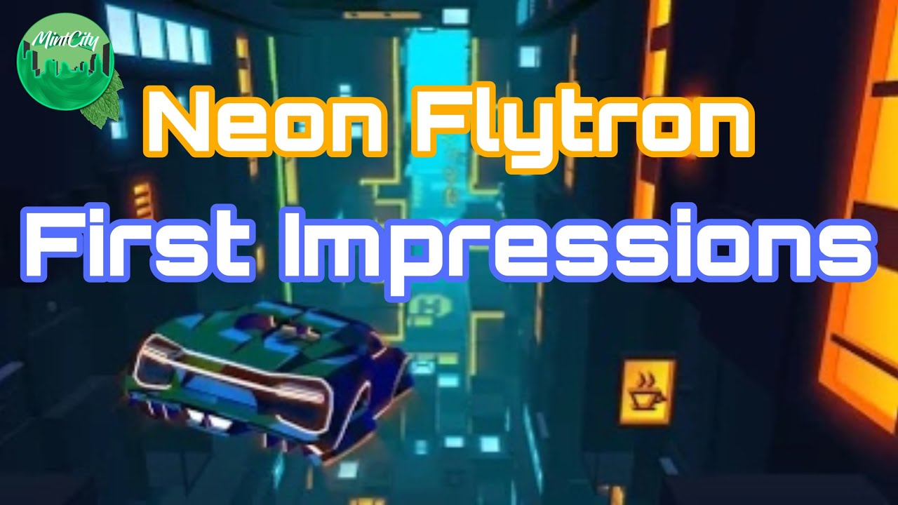 Neon Flytron: Cyberpunk Racer First Impressions!