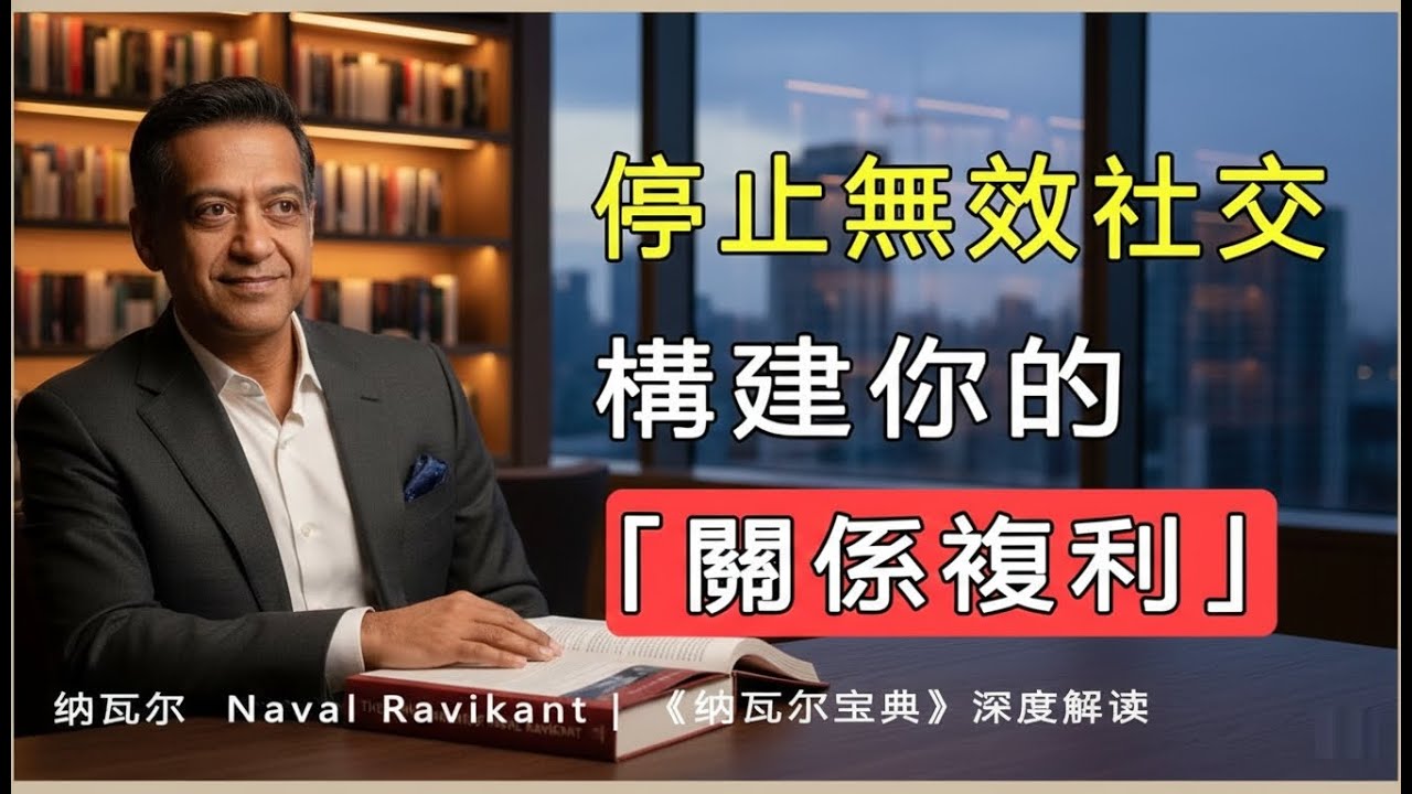 “好的關係，從來不需要刻意維持”納瓦爾 Naval Ravikant | 《納瓦爾寶典》深度解讀