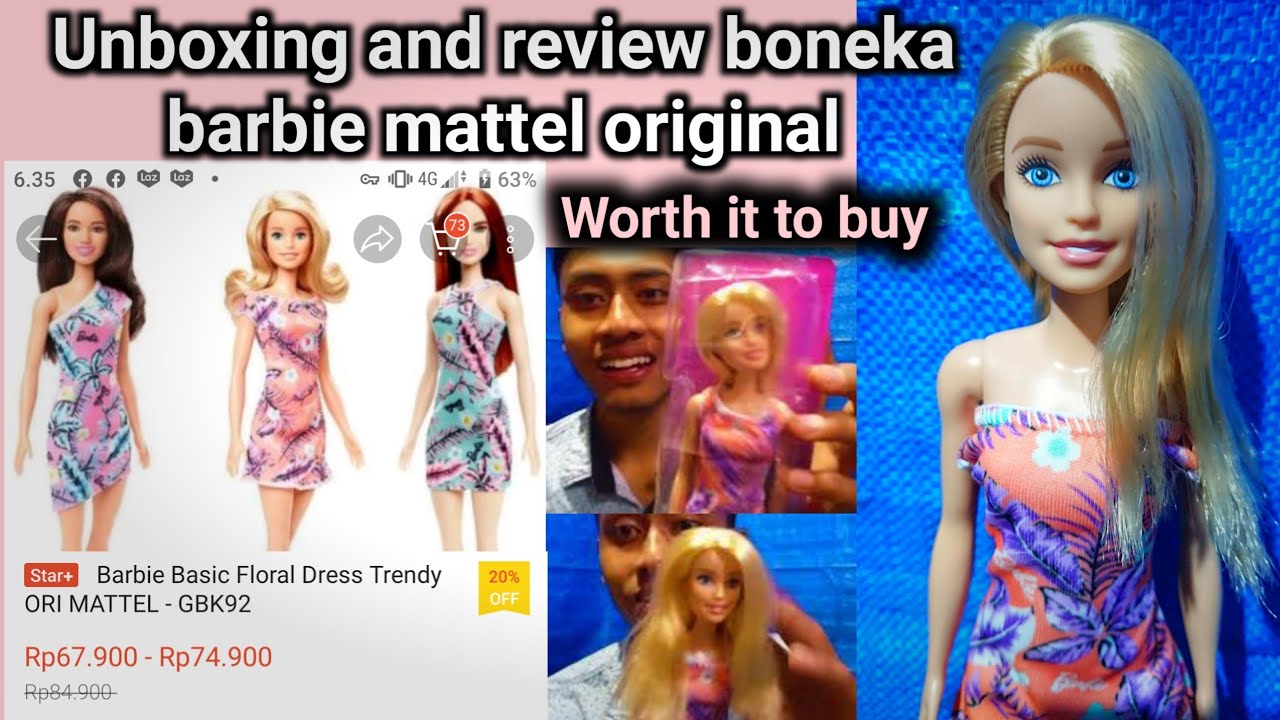 REVIEW AND UNBOXING BARBIE MATTEL ORIGINAL | WORTH IT TO BUY