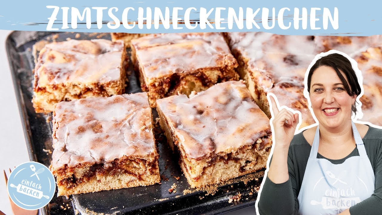 Zimtschneckenkuchen 🍰✨ | Marmorkuchen mit Zimt | Einfach Backen