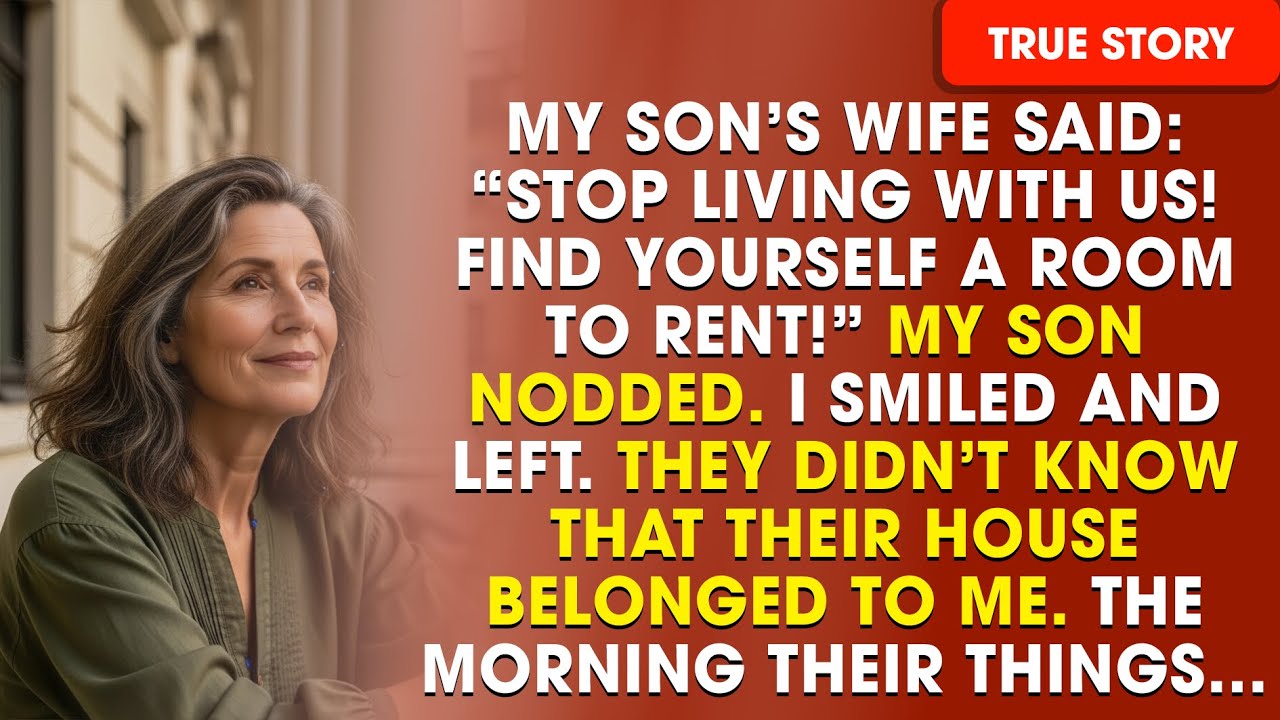 My Son&rsquo;s Wife Said, &ldquo;Stop Living With Us &mdash; Go Rent a Room.&rdquo; My Son Stayed Silent&hellip; So I Acted