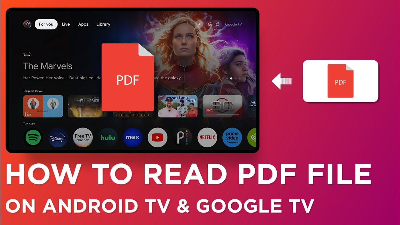 How to Read PDF Files on Android TV & Google TV